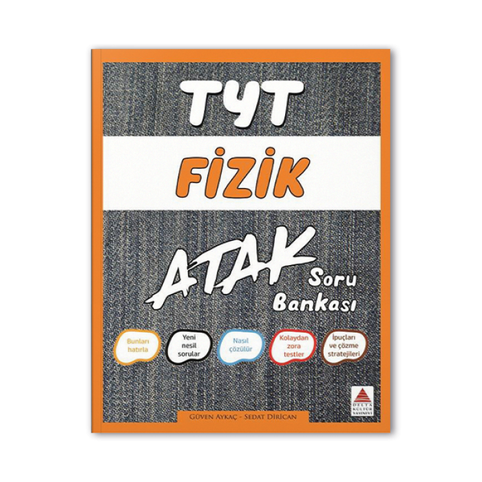 TYT Fizik Soru Bankası Atak Delta Kültür Yayınevi