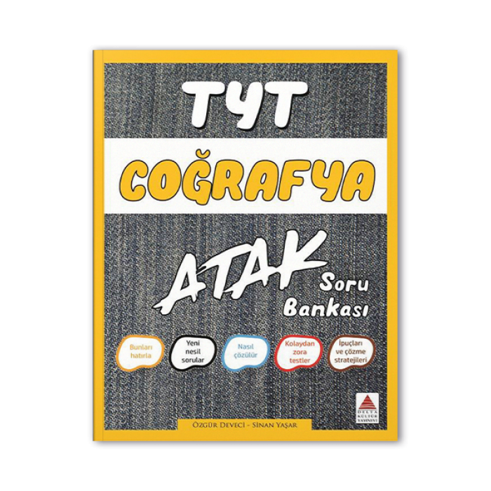 TYT Coğrafya Soru Bankası Atak Delta Kültür Yayınevi