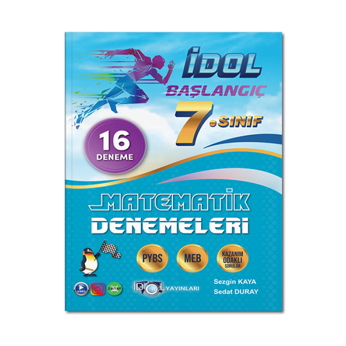 7. Sınıf Başlangıç Matematik 16 Deneme 2022 İdol Yayınları