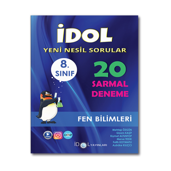 8. Sınıf Fen Bilimleri 20 Sarmal Yeni Nesil Deneme İdol Yayınları