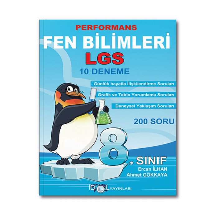 8. Sınıf Performans Fen Bilimleri LGS 10 Deneme İdol Yayınları