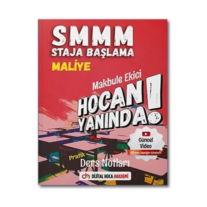 SMMM Staja Başlama Maliye Pratik Ders Notları Dijital Hoca Akademi