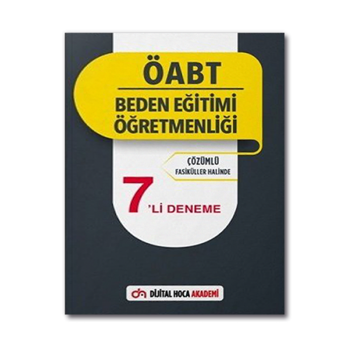 2022 ÖABT Beden Eğitimi Öğretmenliği Çözümlü 7li Deneme Dijital Hoca Akademi