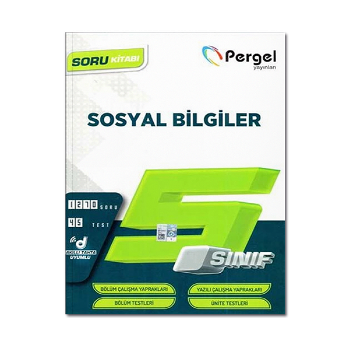 5. Sınıf Sosyal Bilgiler Soru Kitabı Pergel Yayınları