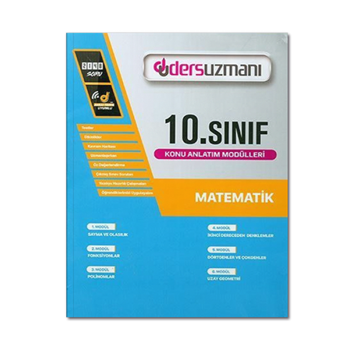 10. Sınıf Matematik Konu Anlatım Modülleri Ders Uzmanı Yayınları