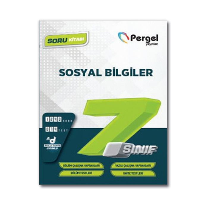 7. Sınıf Sosyal Bilgiler Soru Kitabı Pergel Yayınları