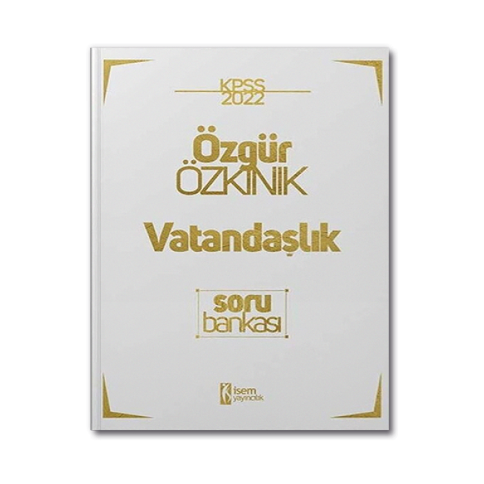 2022 KPSS Vatandaşlık Soru Bankası İsem Yayınları