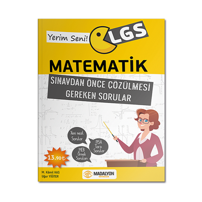 Yerim Seni LGS Matematik Sınavdan Önce Çözülmesi Gereken Sorular Gezegen Yayınları