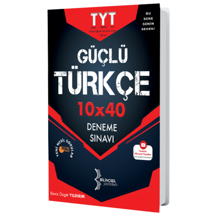 Güçlü Türkçe Deneme Sınavı Bilinçsel Yayınları