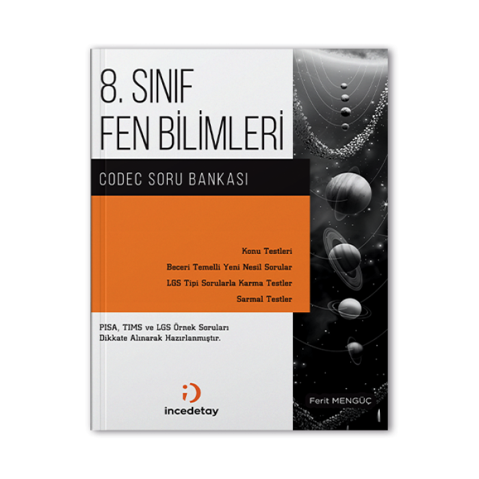 Lgs Fen Bilimleri Codec Soru Bankası İncedetay Yayıncılık