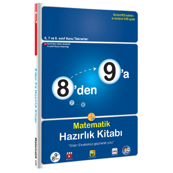 8den 9a Matematik Hazırlık Kitabı