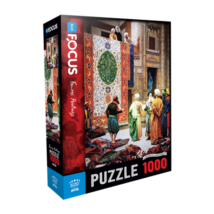 1000 Parça - The Carpet Merchant Halı Tüccarı Blue Focus Games