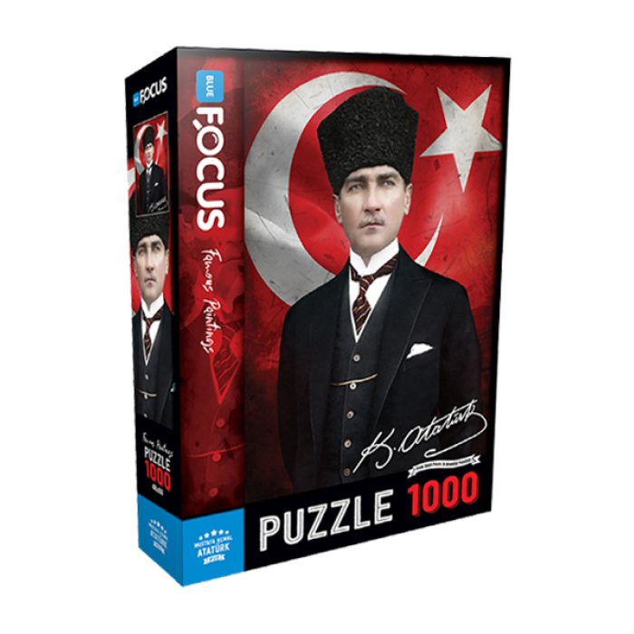 1000 Parça - Mustafa Kemal Atatürk Blue Focus Games