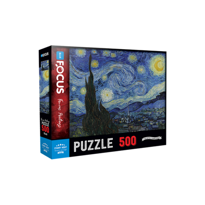 500 Parça - Starry Night Yıldızlı Gece Blue Focus Games