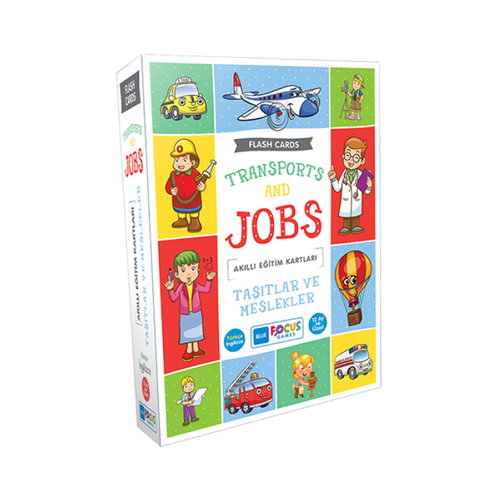 Taşıtlar ve Meslekler Transports And Jobs Blue Focus Games