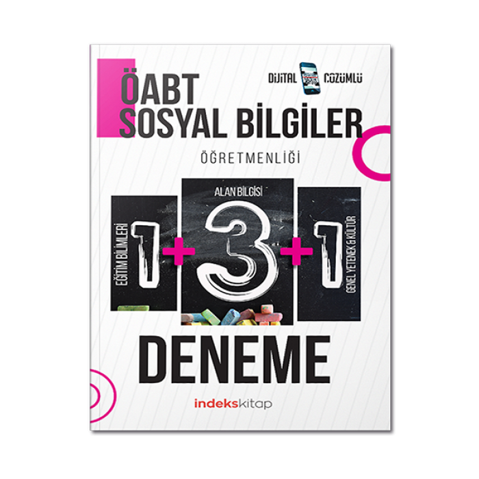 ÖABT Sosyal Bilgiler Öğretmenliği 5 Deneme Dijital Çözümlü İndeks Akademi Yayıncılık