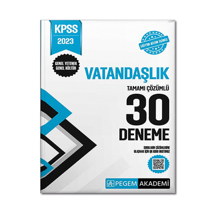 2023 KPSS Genel Kültür Genel Yetenek Vatandaşlık 30 Deneme