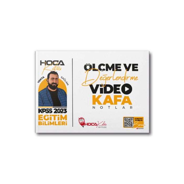 Ölçme Ve Değerlendirme Video Kafa Notlar 2023 Hoca Kafası Yayınları