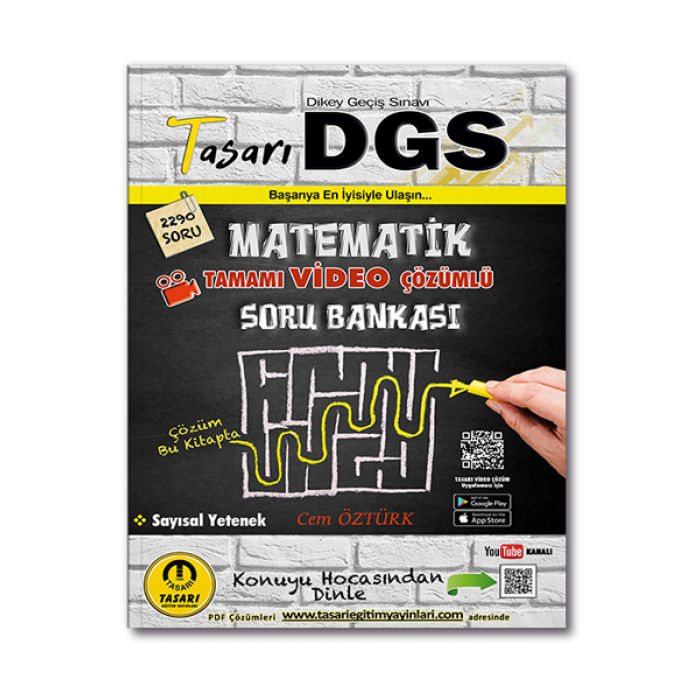 DGS Matematik Video Çözümlü Soru Bankası Tasarı Eğitim Yayınları