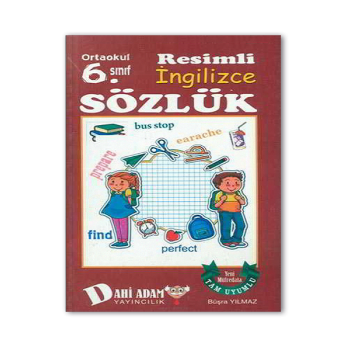 6. Sınıf İngilizce Resimli Sözlük Dahi Adam Yayınları