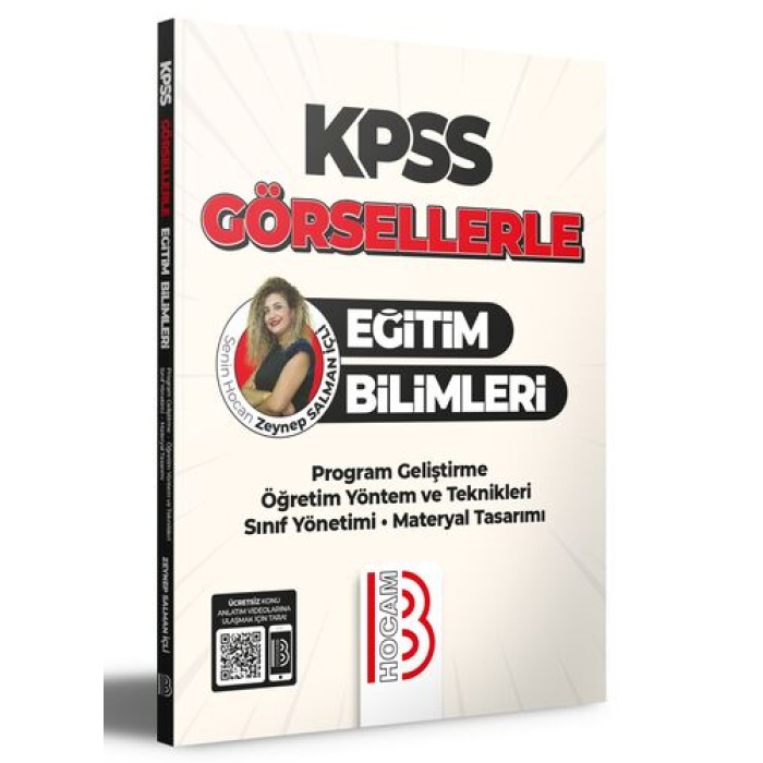 Benim Hocam KPSS Görsellerle Eğitim Bilimleri Program Geliştirme Öğretim Yöntem ve Teknikleri Sınıf Yönetimi - Materyal Tasarımı