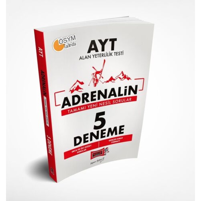 Yargı Yayınları AYT Adrenalin 5 Deneme Sınavı