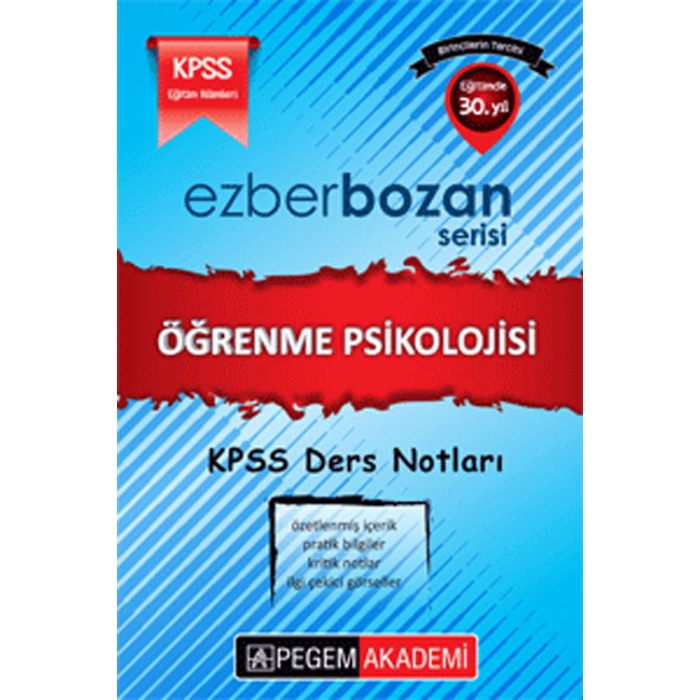 KPSS Ezberbozan Eğitim Bilimleri Öğrenme Psikolojisi Ders Notları