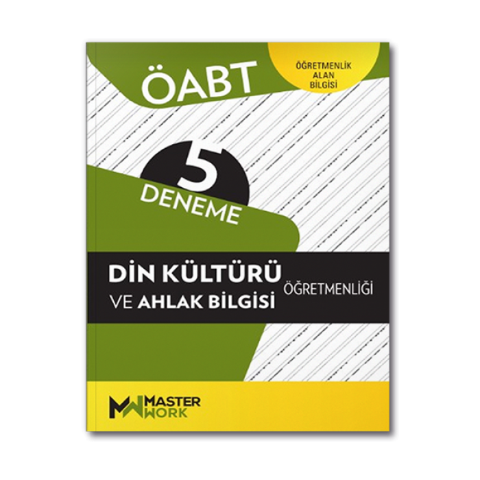 2023 ÖABT Din Kültürü 5 Deneme MasterWork Yayınları