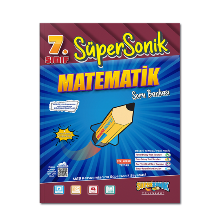 7. Sınıf Süpersonik Matematik Soru Bankası