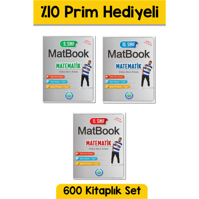 Matbook - 600 Kitaplık Set Yüzde 10 Prim Hediyeli