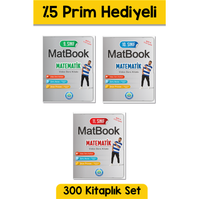 Matbook - 300 Kitaplık Set Yüzde 5 Prim Hediyeli