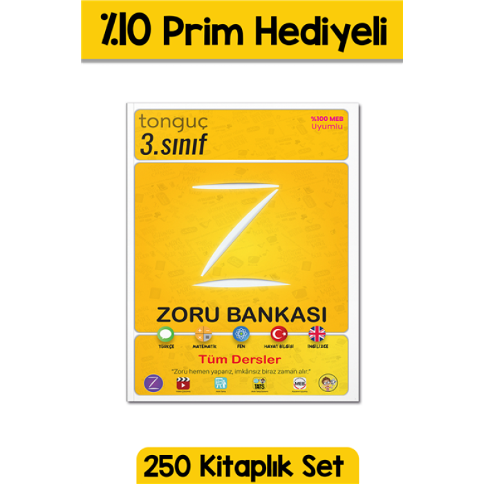 3. Sınıf Tüm Dersler Zoru Bankası - 250 Adet