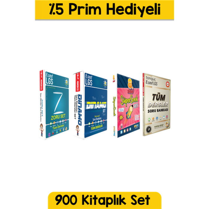 8. Sınıf tonguç CUP 2.Sezon Seti - 900 Kitaplık Set Yüzde 5 Prim Hediyeli