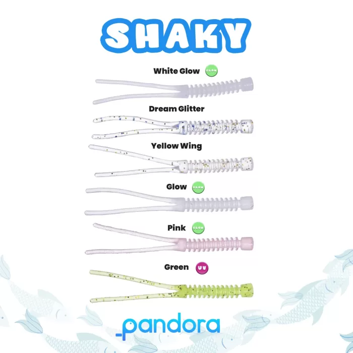 PANDORA SHAKY WORM LRF SİLİKONU 5 CM