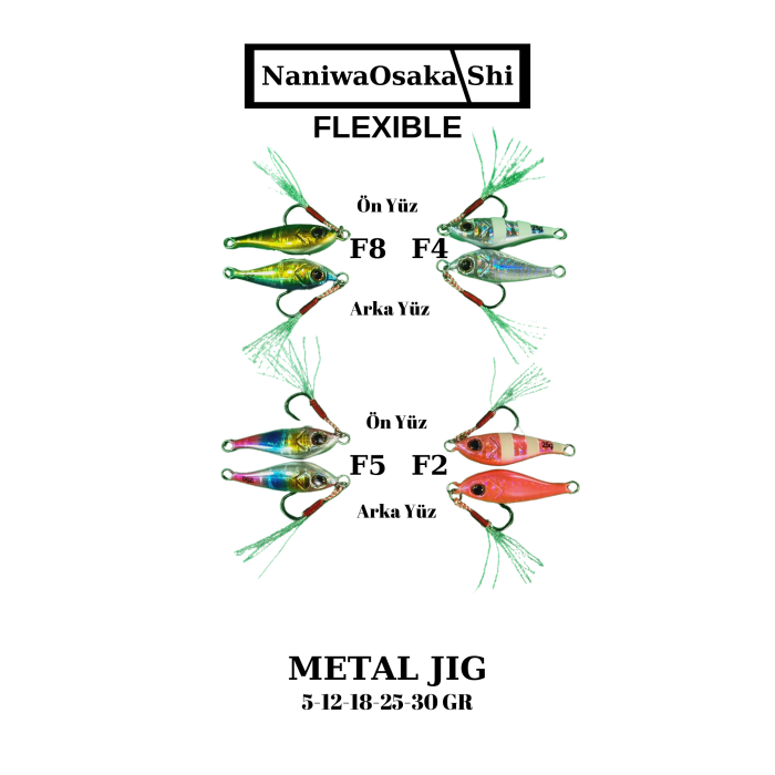 New Osaka Flexible Micro Jig 18 gr (Naniwa Osaka Shi Flexible )