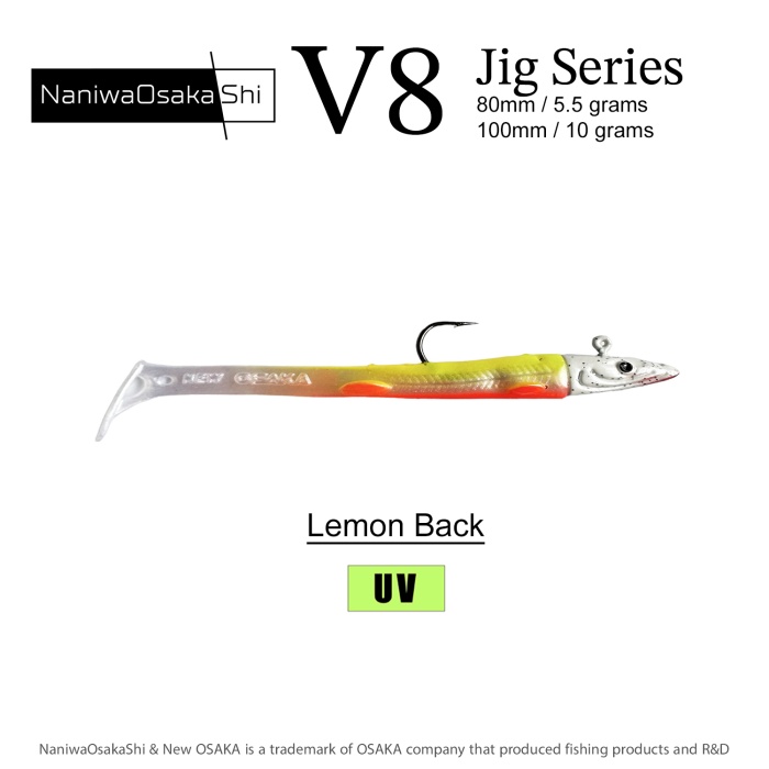 NANIWAOSAKASHI SERIES V8 JIG 5,5GR SİLİKON YEM