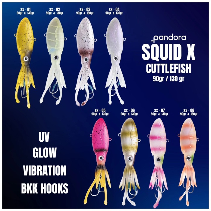 PANDORA SQUID X CUTTLEFISH SİLİKON KALAMAR 90 GR