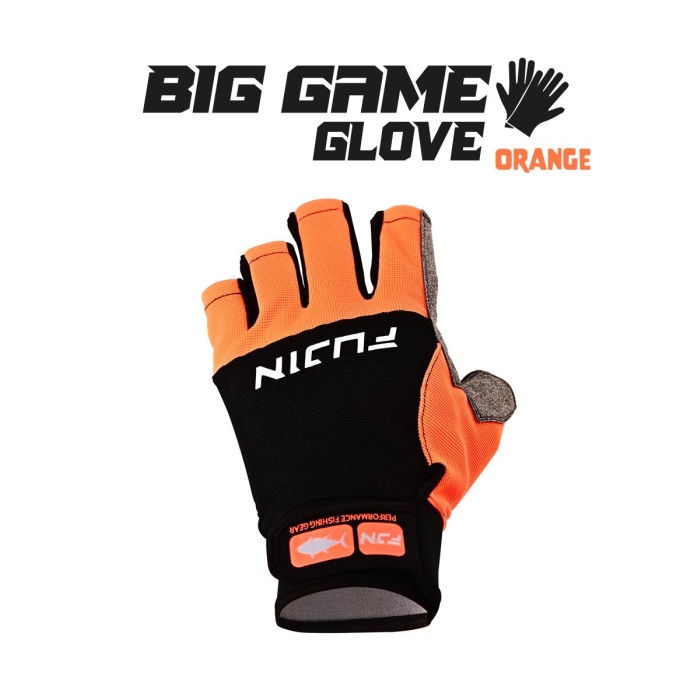 Fujin Pro Angler S24 Big Game Gloves Orange