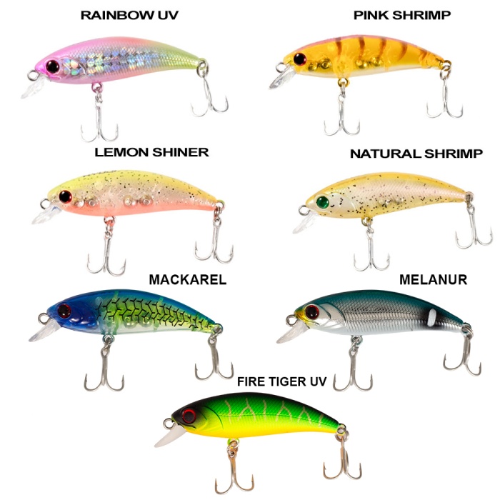 Ryuji Baby Minnow Sinking 5cm 4.5gr Maket Yem