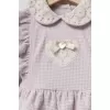 Baby Lace Heart Bebek Zıbın Takım  Lila