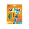 Carioca Jumbo Bebek Elleri Kirletmeyen Pastel Boya Kalemi 8li