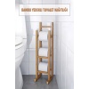 Doğal Bambu Yedekli Wc Kağıtlık