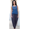 Bayan Yazlık Poly Şalvarlı Pijama 21519