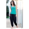 Bayan Yazlık Poly Şalvarlı Pijama 21519