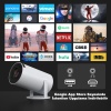Robeve Mini Projeksiyon Taşınabilir Projeksiyon Cihazı HD Projeksiyon Cihazı Android 11 Android TV Projeksiyon Cihazı Ev Sinema Projeksiyon Hoparlörlü Wifi Bluetooth HY-300
