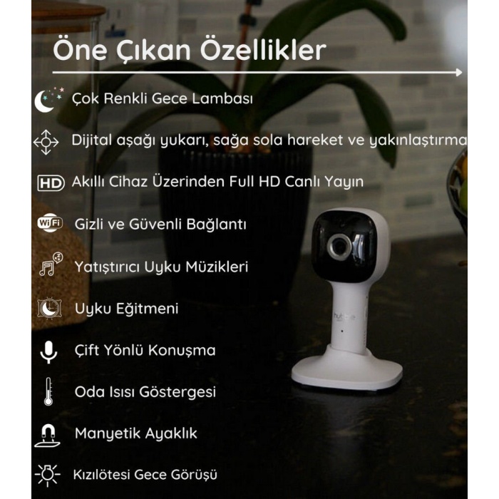 Motorola Hubble Nursery Pal Cloud Dijital Bebek Kamerası
