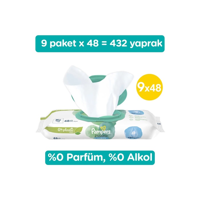 Prima Aqua Pure Islak Havlu Mendil 9lu 432 Yaprak