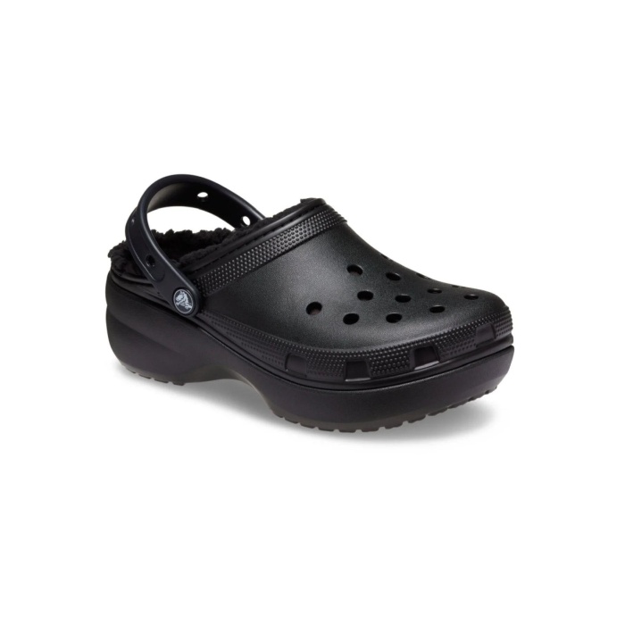 crocs 207938-001 CLASSIC PLATFORM LINED CLOG SPOR TERLİK SANDALET