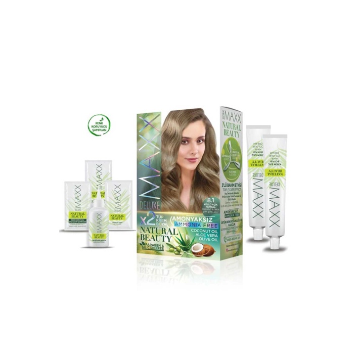 Natural Beauty Amonyaksız Saç Boyası 8.1 Küllü Açık Kumral