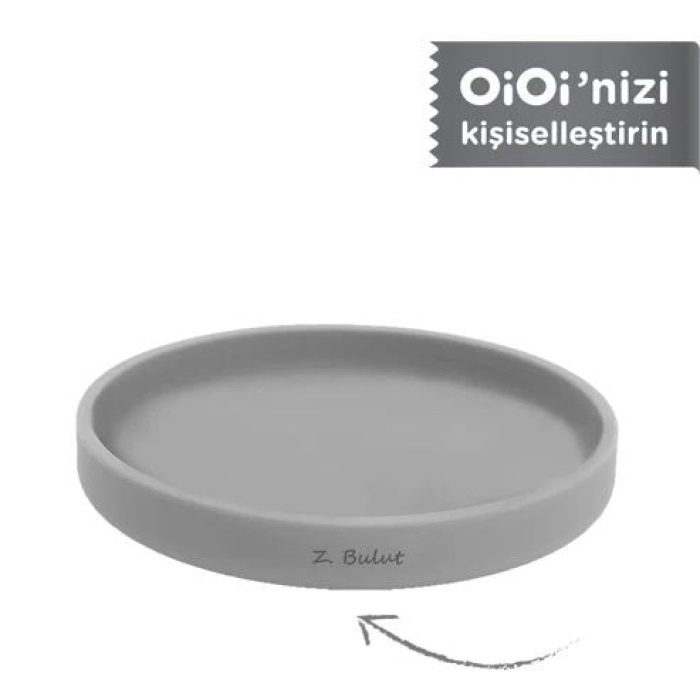 OiOi Basics Mama Tabağı Powder Grey